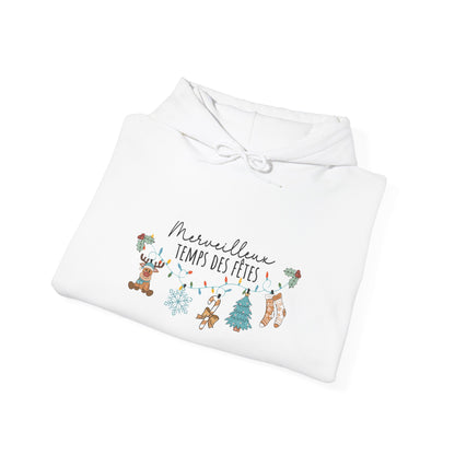 Sweat à capuche - Merveilleux Temps des Fêtes