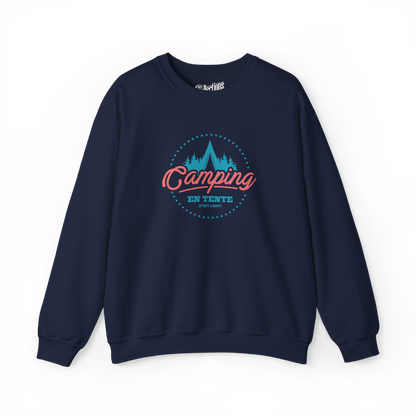 Sweat-shirt - Camping en tente, c'est l'shit