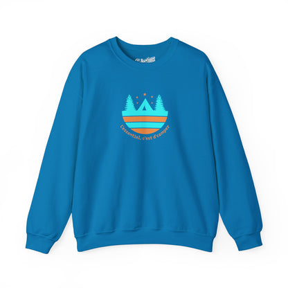 Sweat-shirt - L'essentiel, c'est de camper