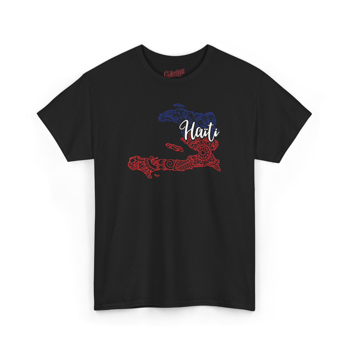 T-shirt – Haïti Carte style Mandala