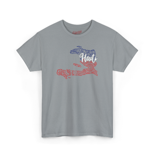 T-shirt – Haïti Carte style Mandala