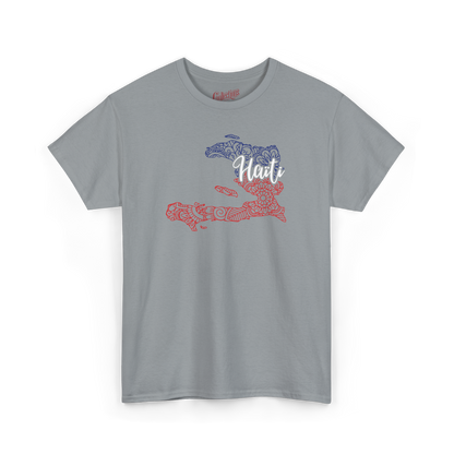 T-shirt – Haïti Carte style Mandala