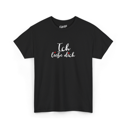 T-shirt - Je t'aime "Ich liebe dich" - Allemand