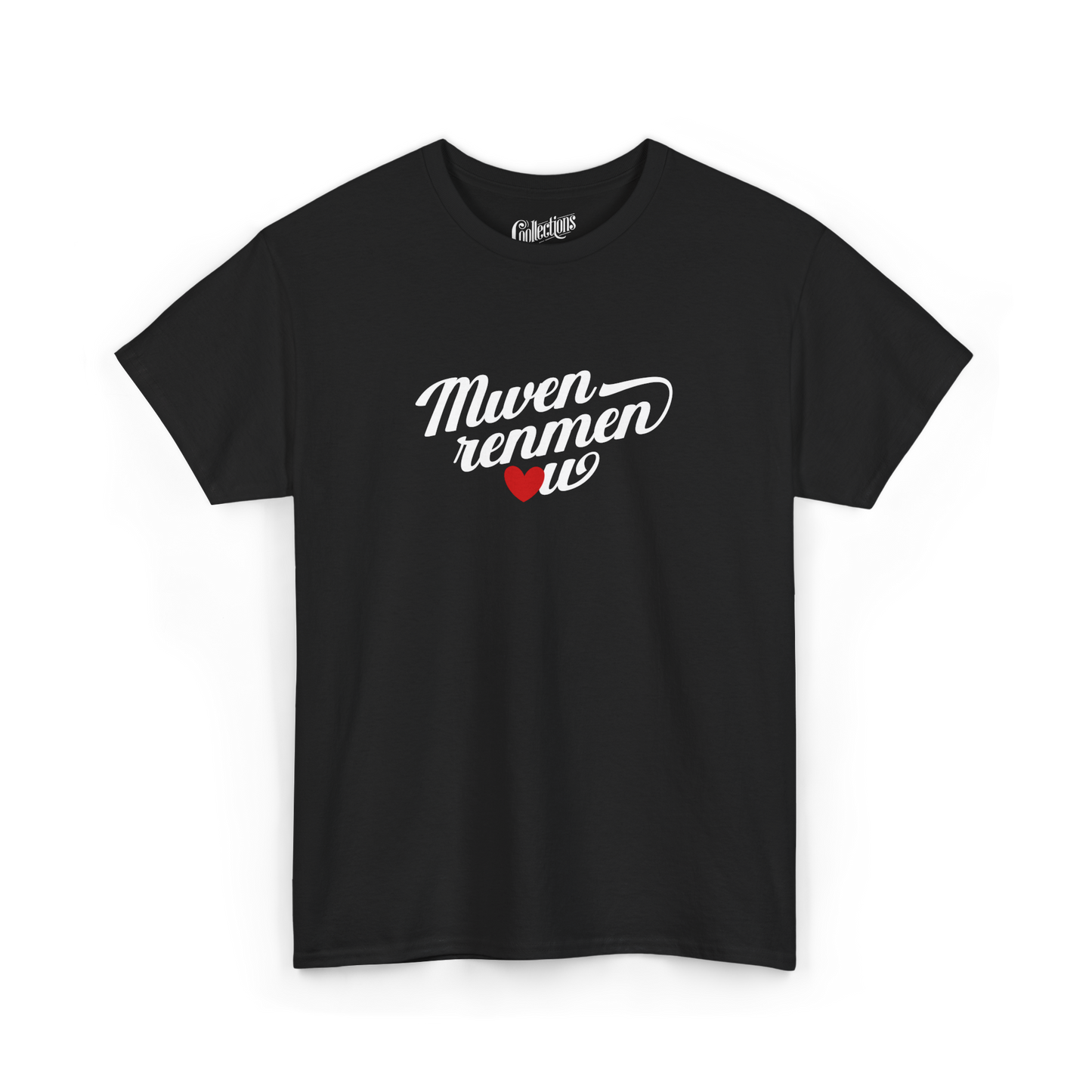 T-shirt - Je t'aime "Mwen renmen ou" - Créole haïtien