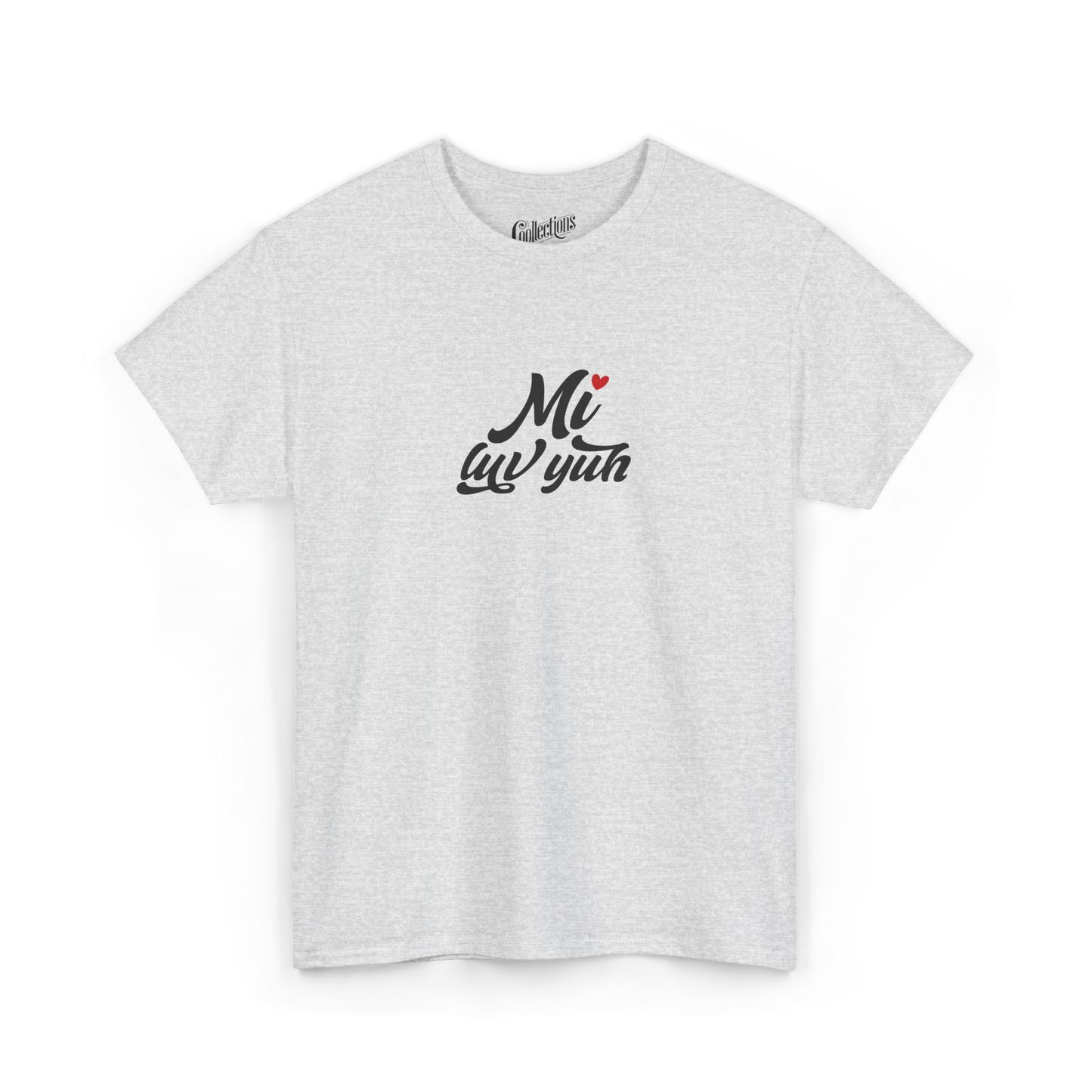 T-shirt - Je t'aime "Mi luv yuh" - Patwa jamaïcain