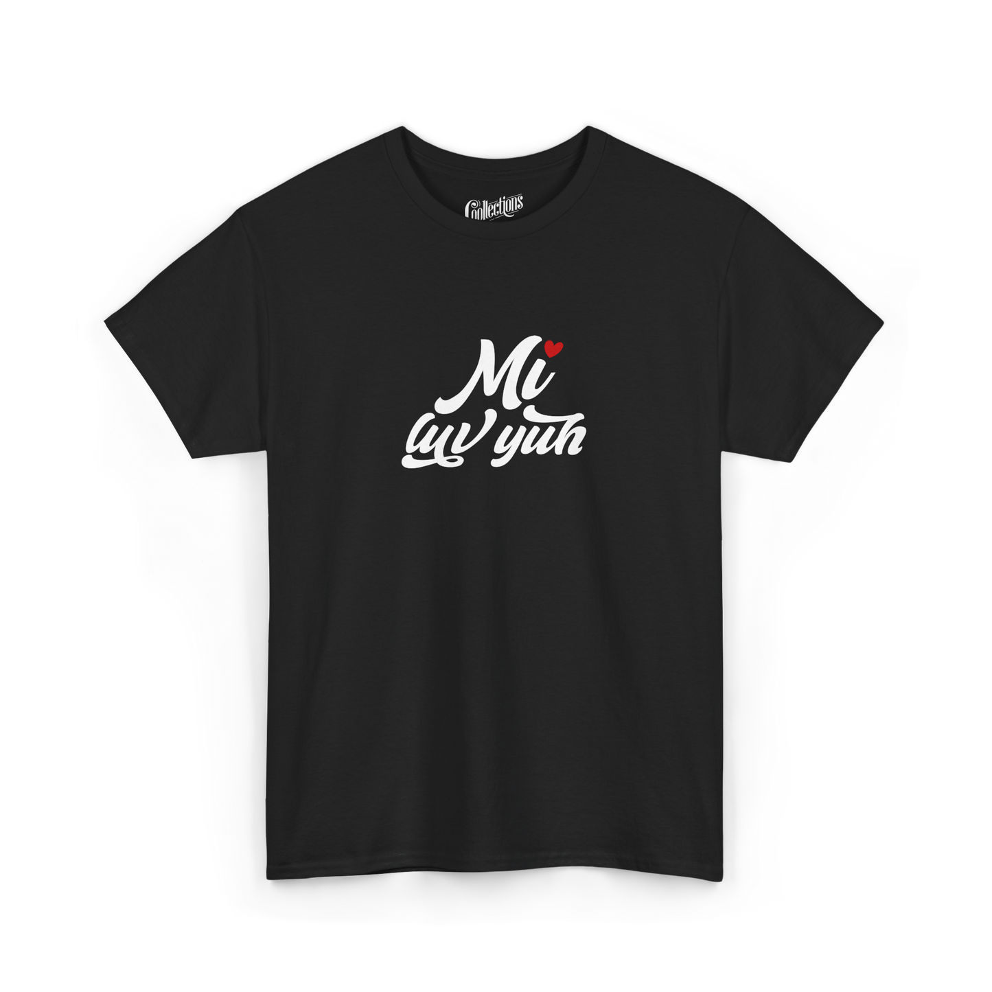 T-shirt - Je t'aime "Mi luv yuh" - Patwa jamaïcain