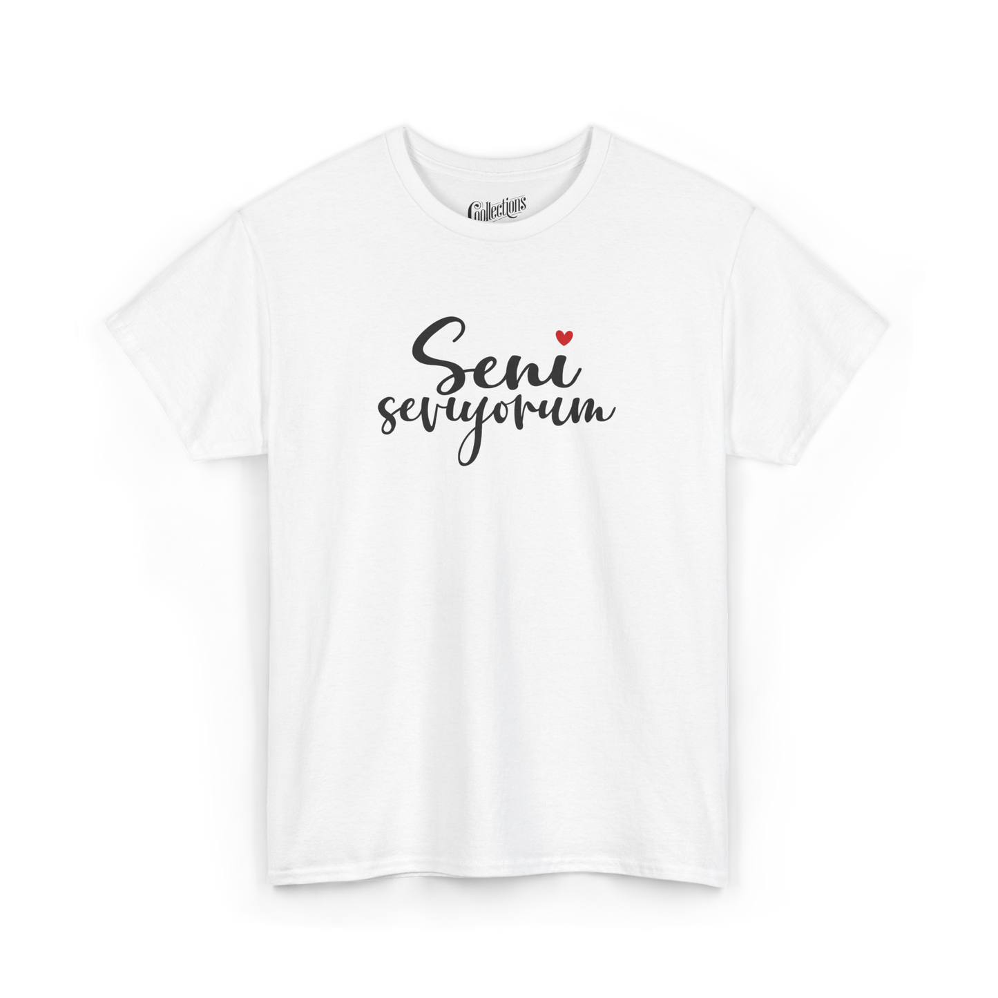 T-shirt - Je t'aime "Seni seviyorum" - Turc