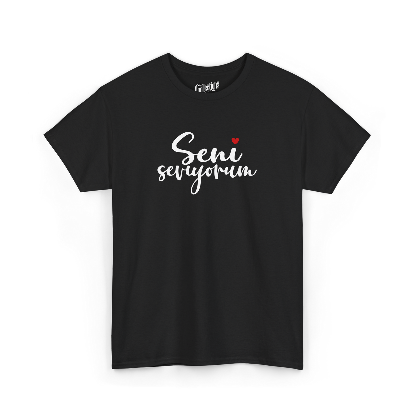 T-shirt - Je t'aime "Seni seviyorum" - Turc