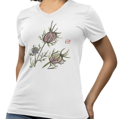 T-shirt - Kyoto - Fleurs Sauvages - Fleurs de pommiers par Kumiko