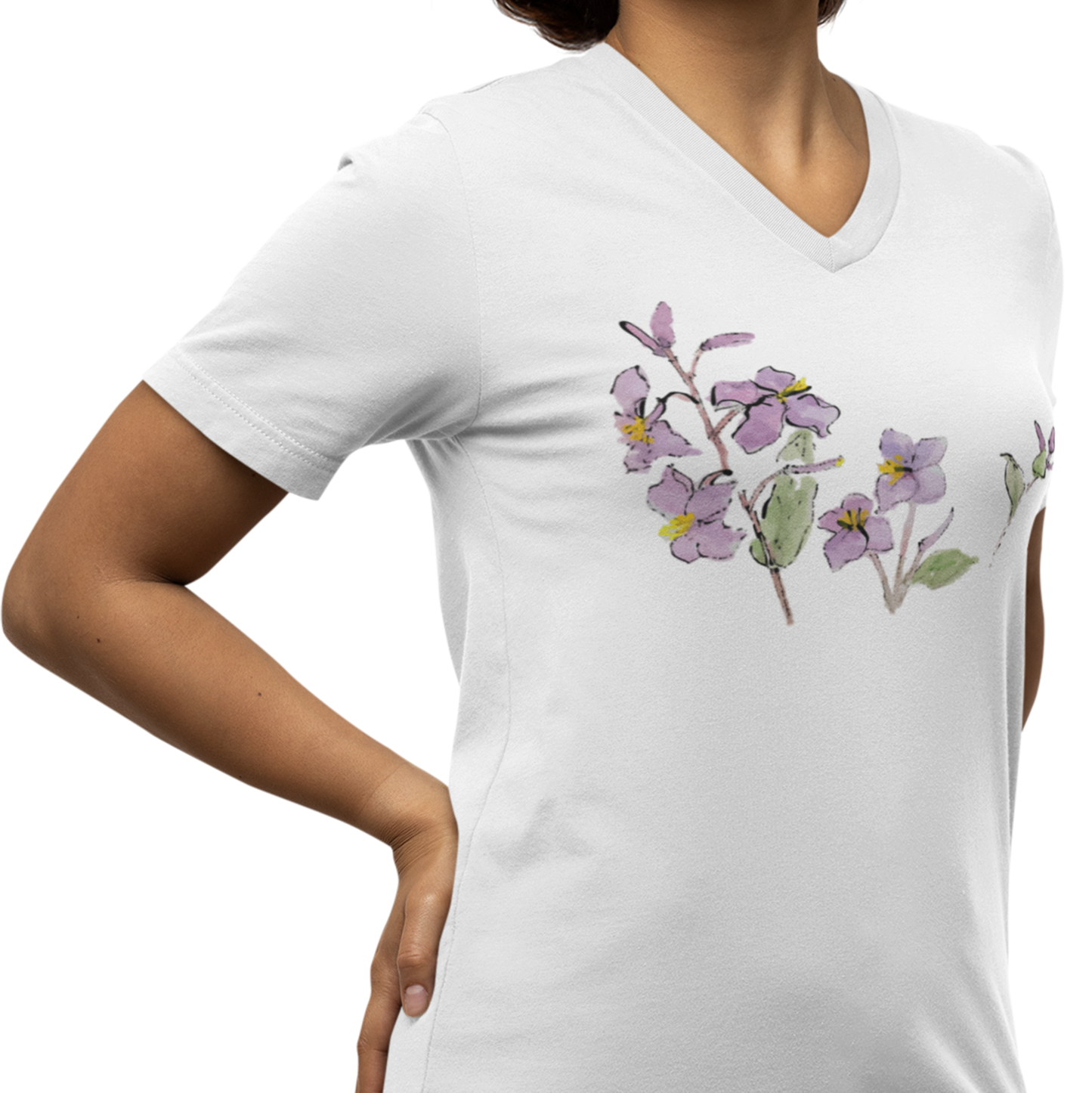 T-shirt - Kyoto - Fleurs Sauvages - Fleurs de pommiers par Kumiko