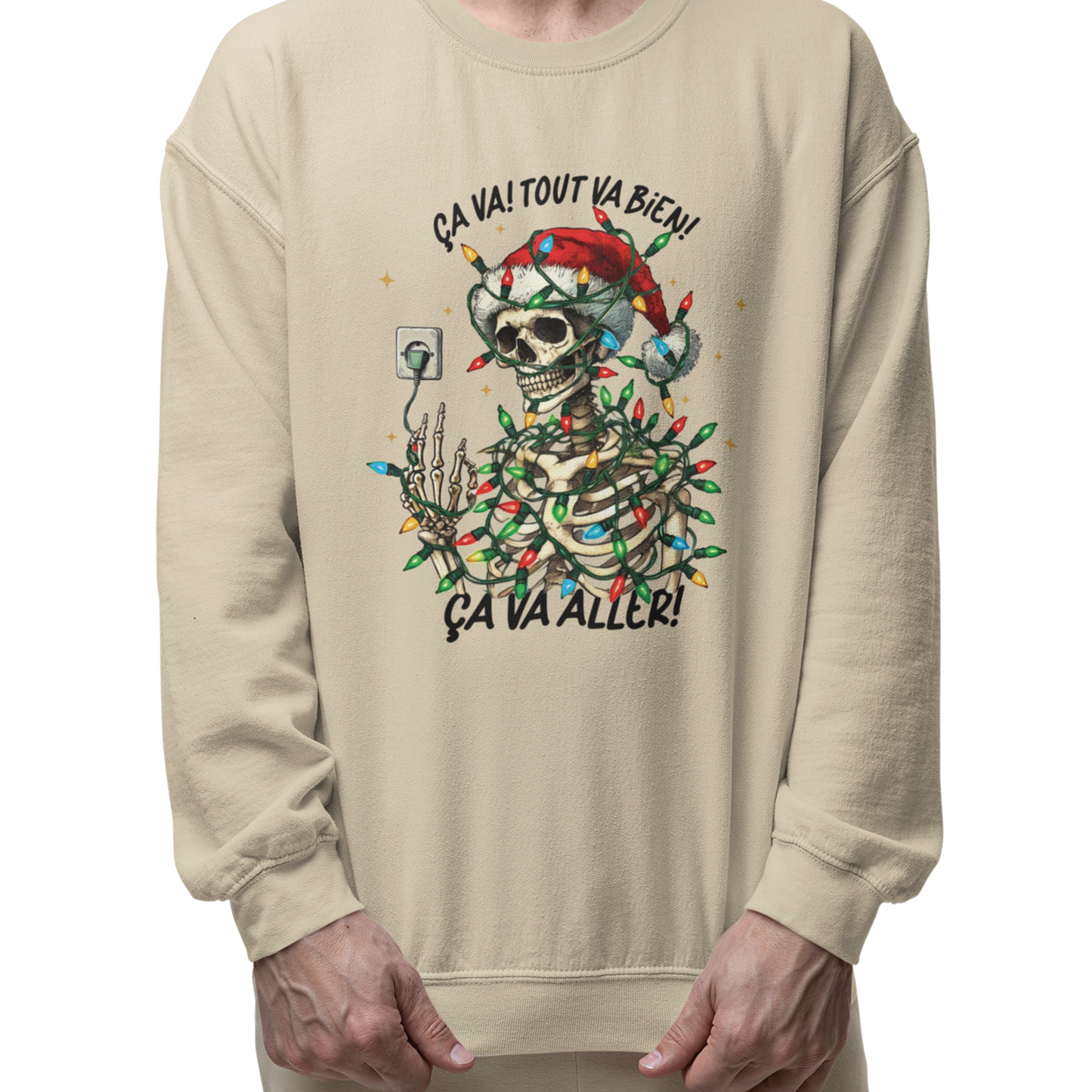 Sweat-shirt – C'est Noël! Ça va aller !