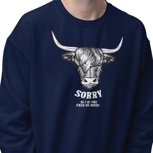 Sweat-shirt – Face de bœuf