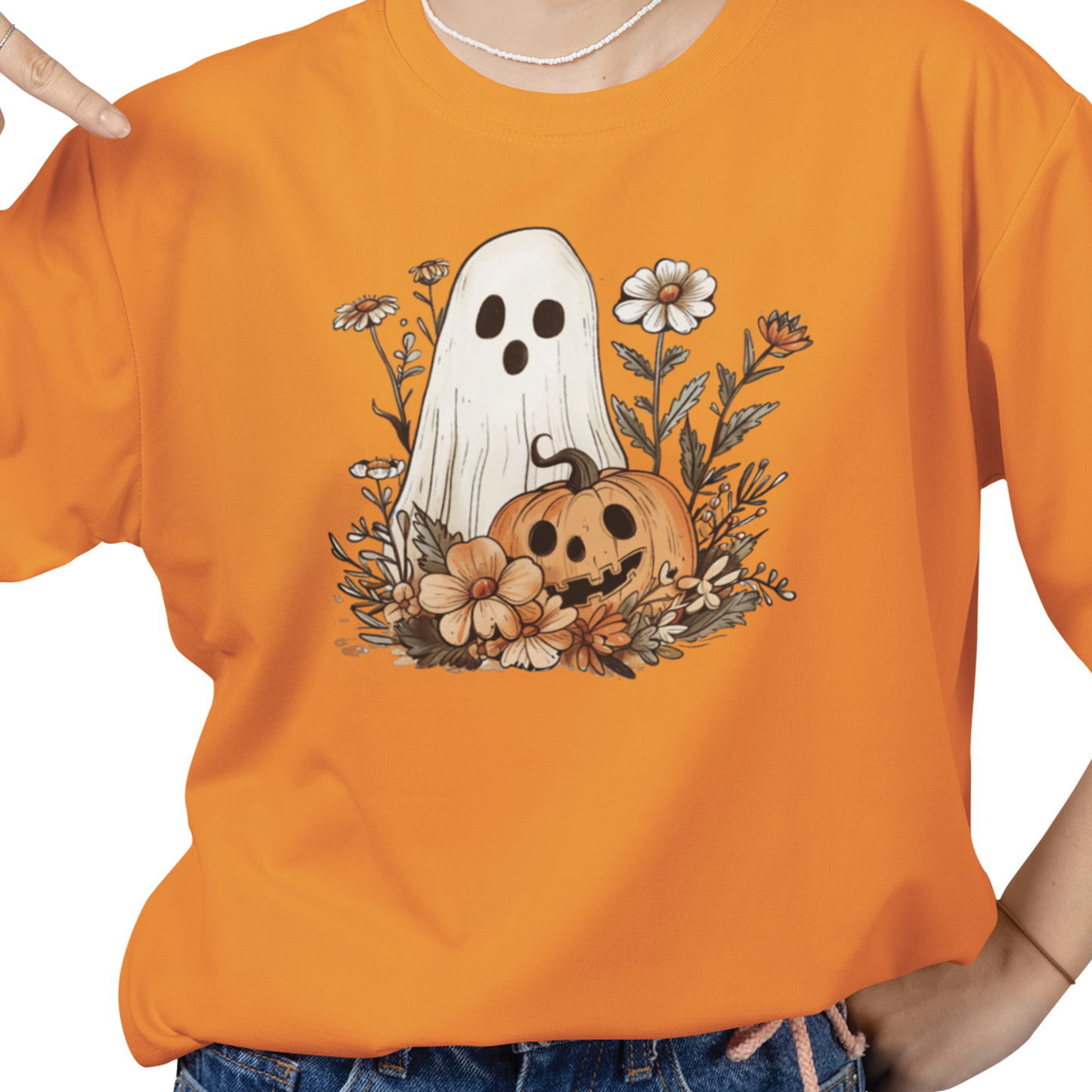T-shirt - Fantôme floral