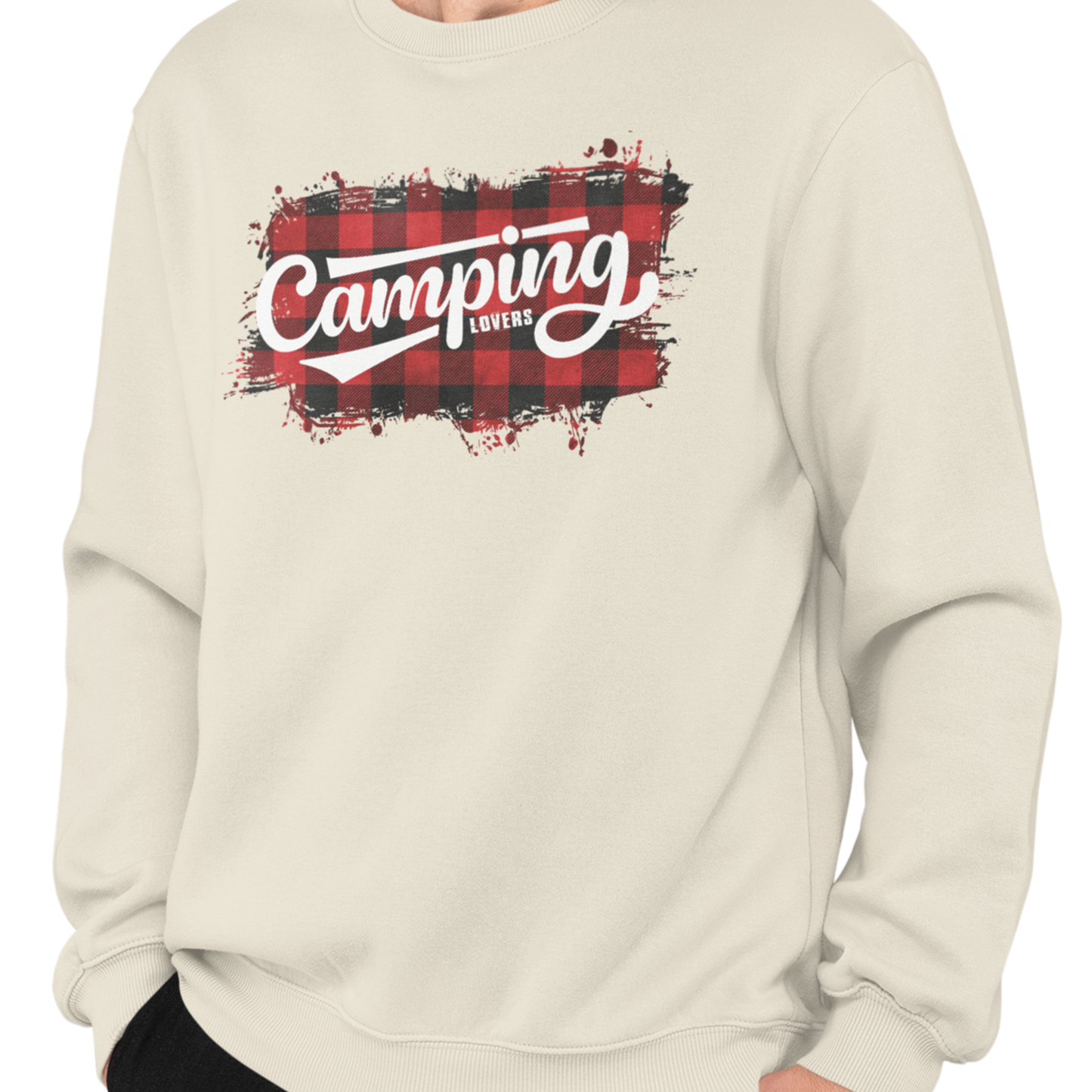 Sweat-shirt - Camping lovers style rustique