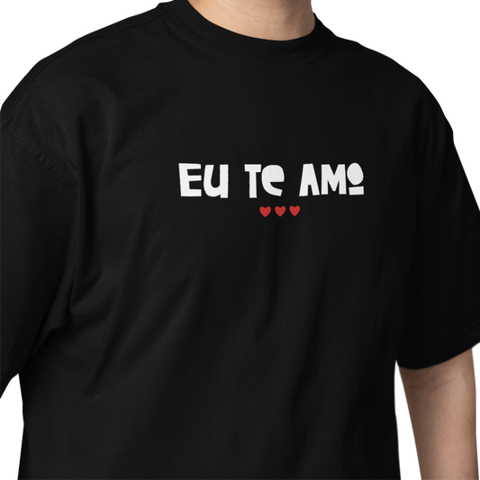 T-shirt - Je t'aime "Eu amo-te" - Portugais