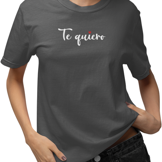 T-shirt - Je t'aime "Te quiero" - Espagnol