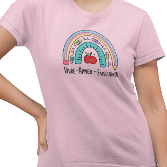 T-shirt - Vivre, Aimer, Enseigner