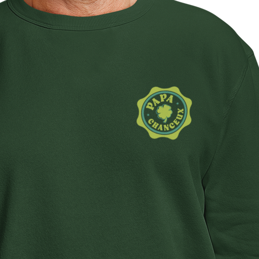 Sweat-shirt - Papa chanceux