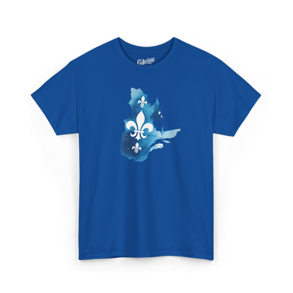 T-shirt - Québec en carte