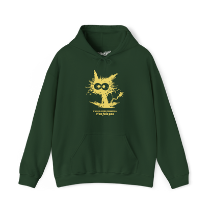 Sweat à capuche – T'en fais pas - Militaire