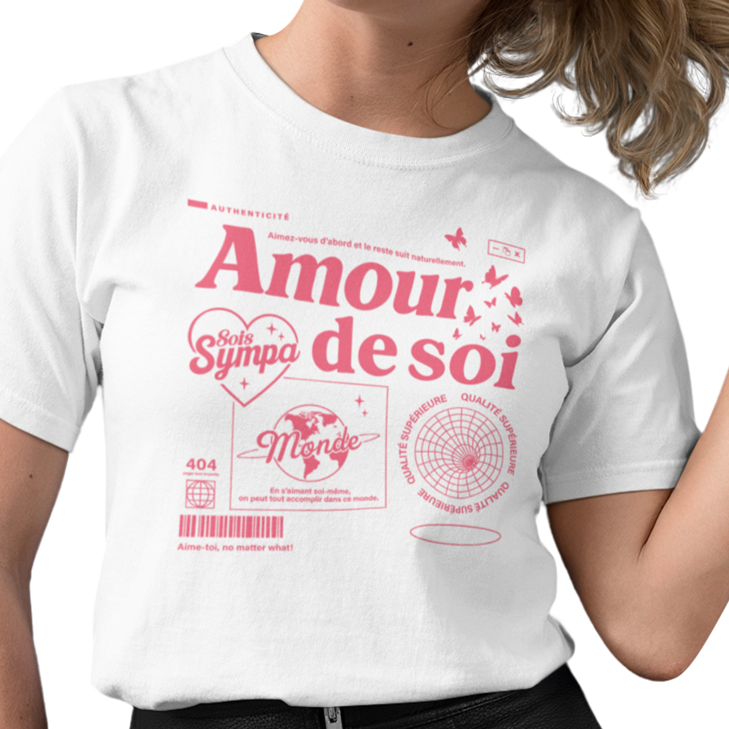 T-shirt - Amour de soi - Sois sympa avec toi-même