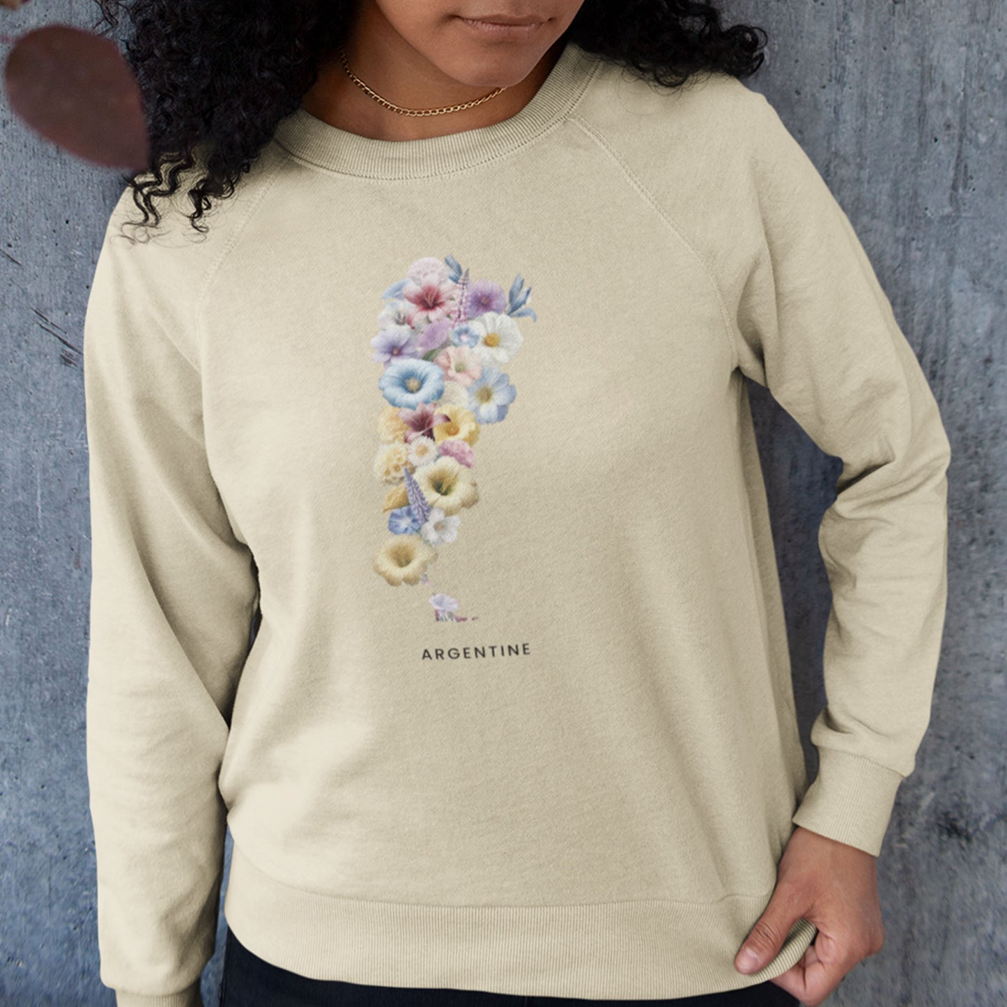 Sweat-shirt - Argentine florale