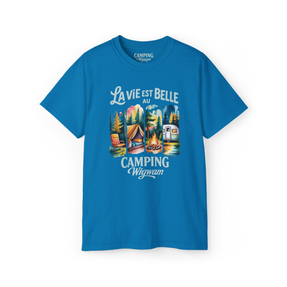 T-shirt - La vie est belle au Camping Wigwam (Collabo)