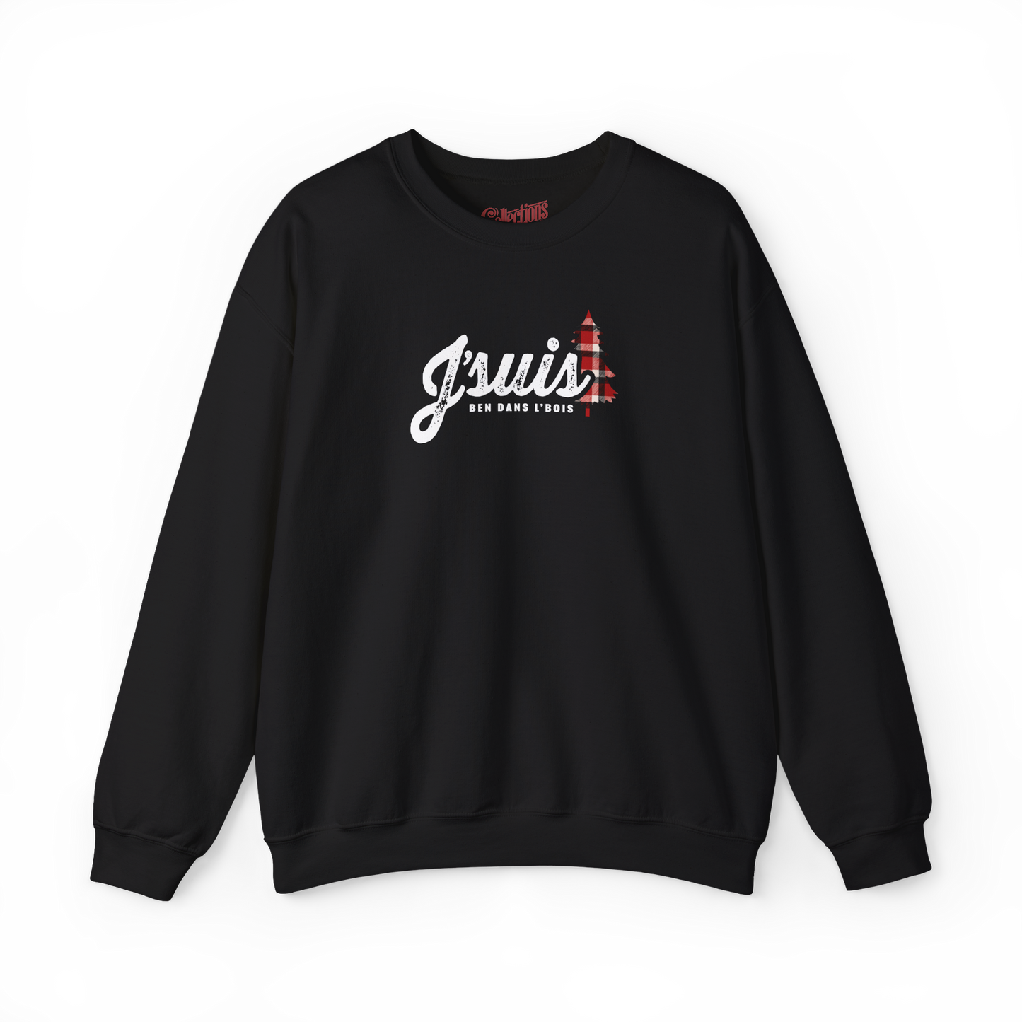 Sweat-shirt – J’suis ben dans l’bois