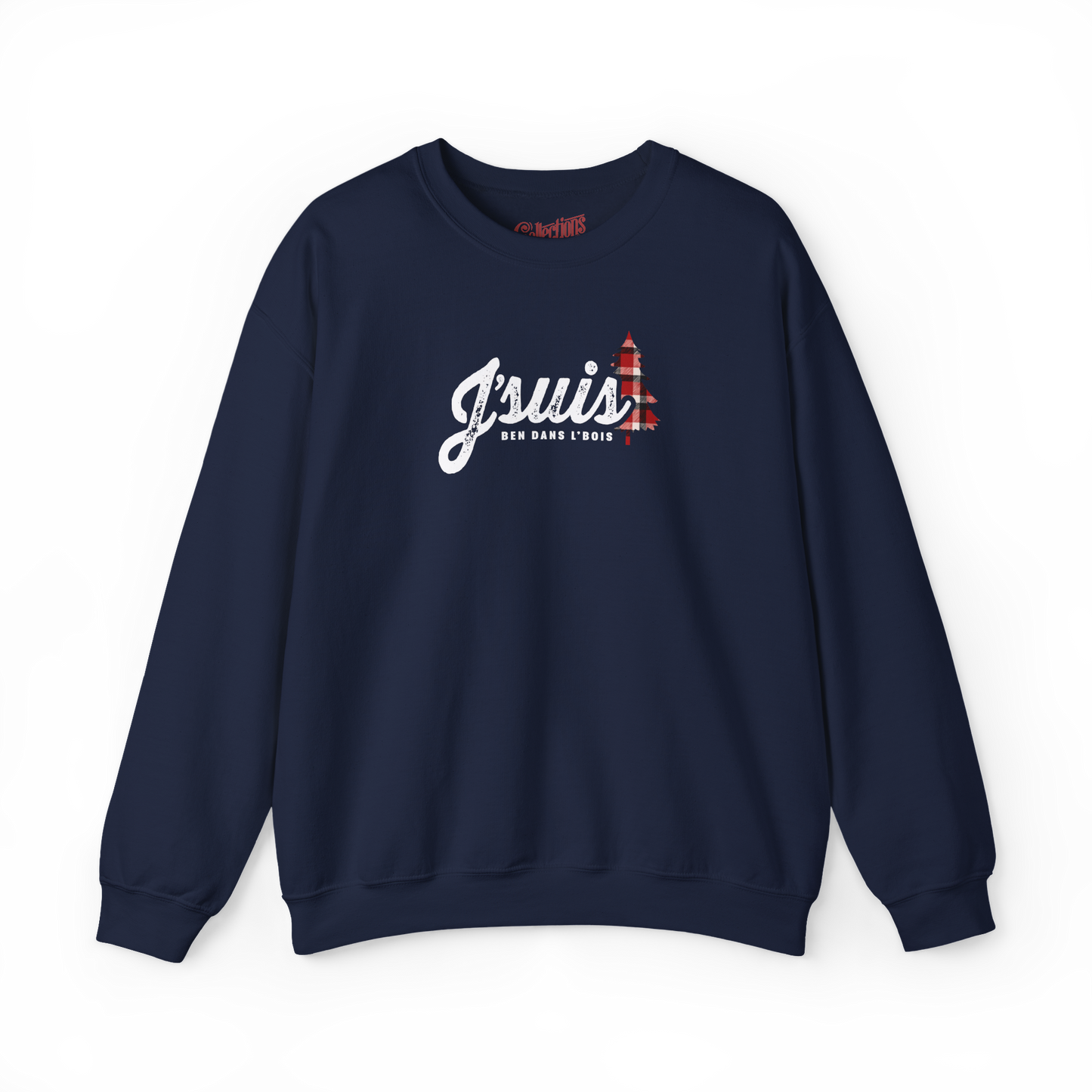 Sweat-shirt – J’suis ben dans l’bois