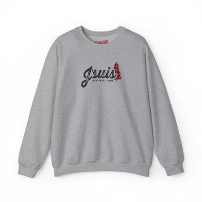 Sweat-shirt – J’suis ben dans l’bois