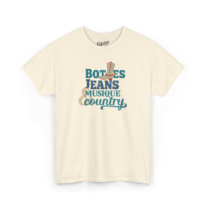T-shirt - Bottes, Jeans & Musique Country