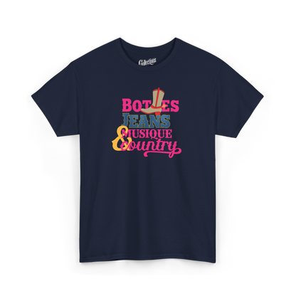 T-shirt - Bottes, Jeans & Musique Country