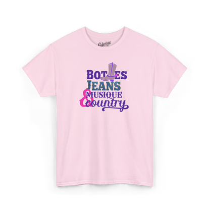 T-shirt - Bottes, Jeans & Musique Country
