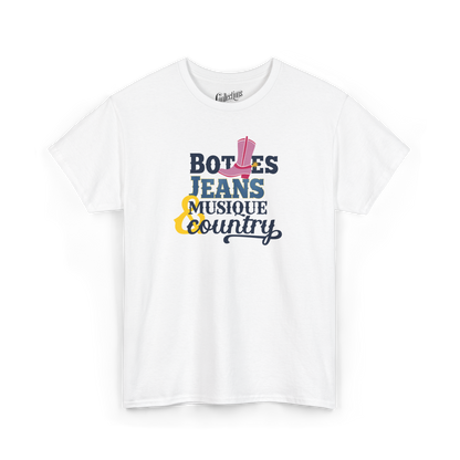 T-shirt - Bottes, Jeans & Musique Country