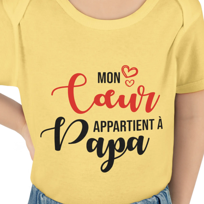 Pour Papa - Cache-couches - Cache-couches - Mon cœur appartient à Papa