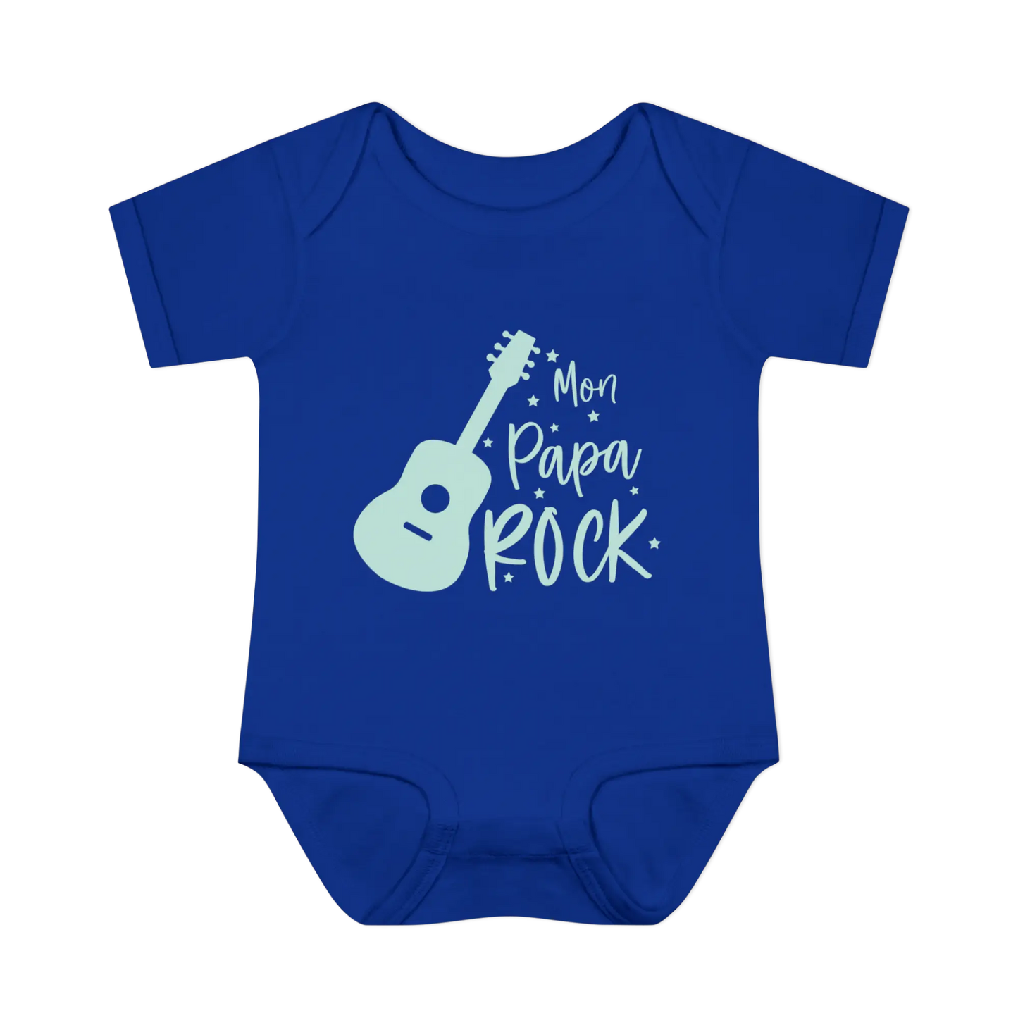 Pour Papa - Cache-couches - Cache-couches - Mon Papa rock - Royal / NB