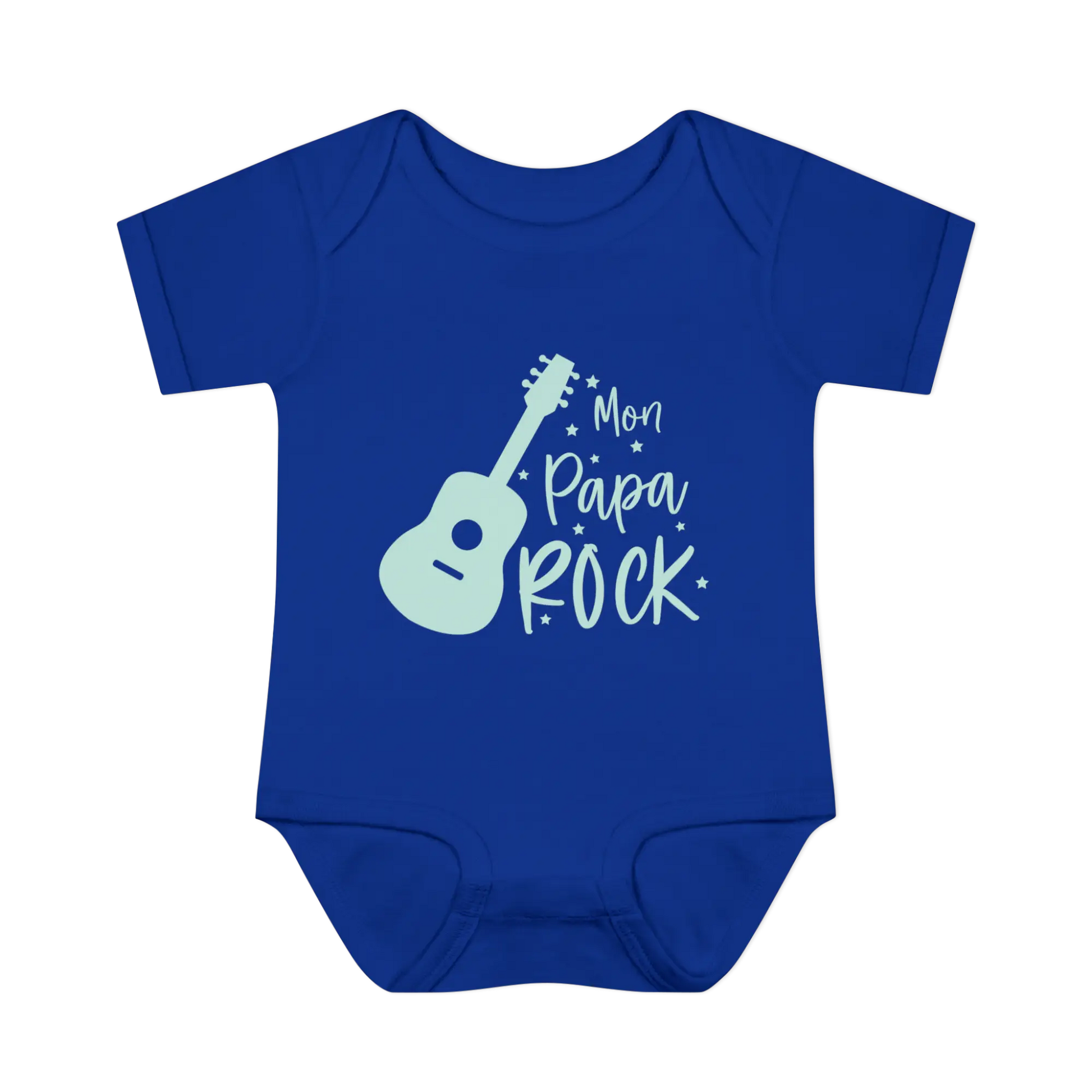 Pour Papa - Cache-couches - Cache-couches - Mon Papa rock - Royal / NB