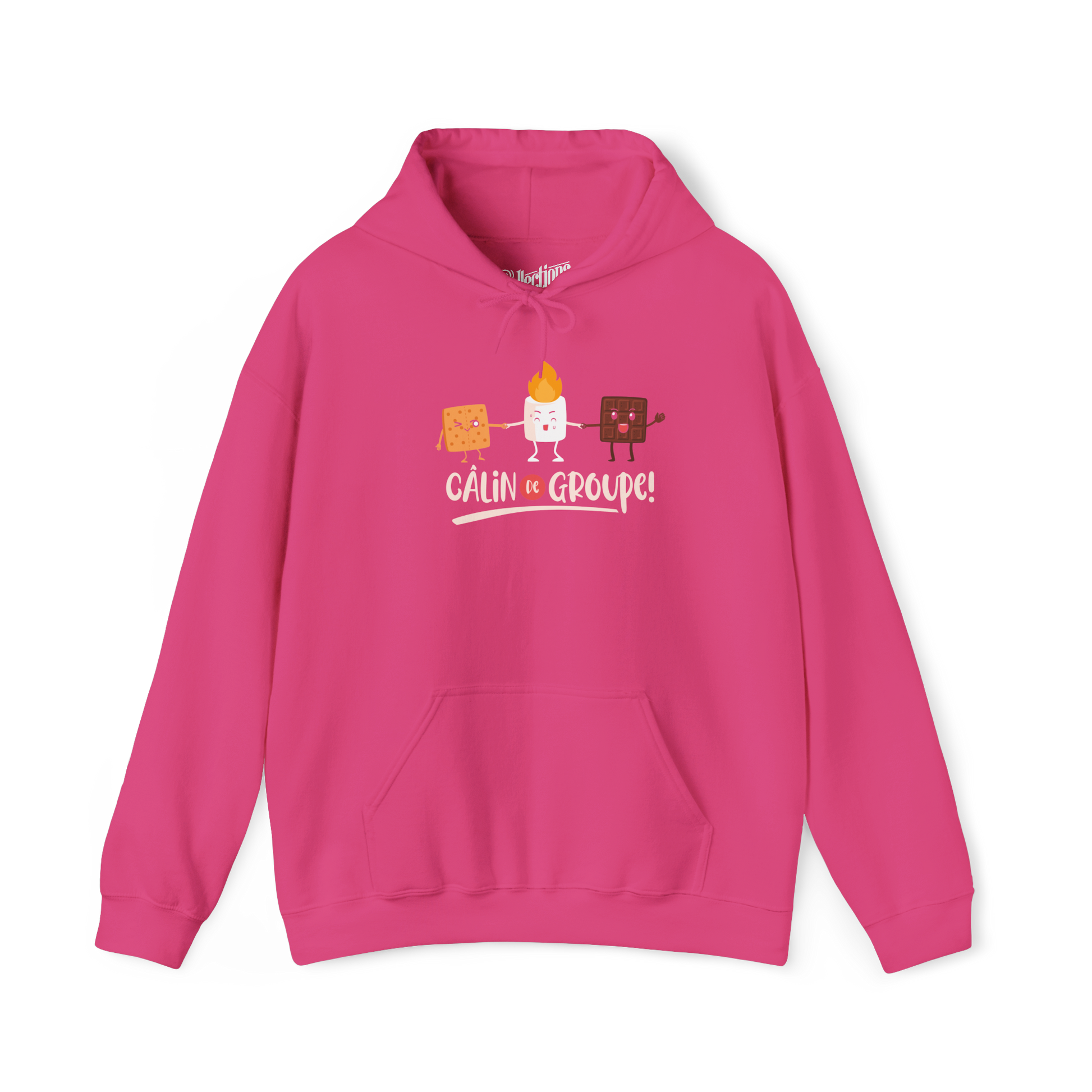 #camping - Sweat à capuche - Sweat à capuche - Câlin de groupe