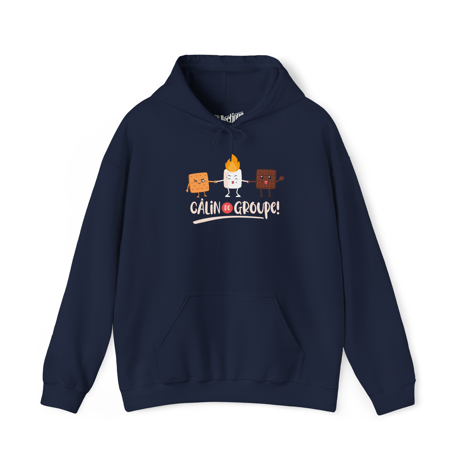 #camping - Sweat à capuche - Sweat à capuche - Câlin de groupe