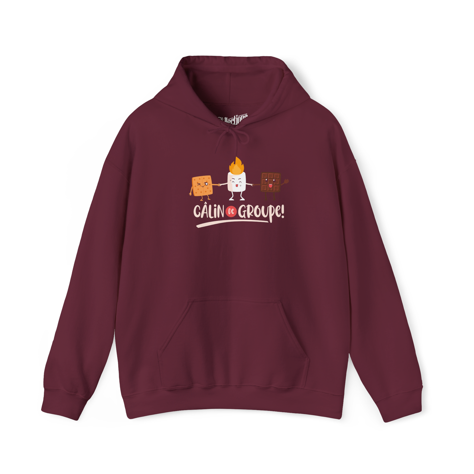 #camping - Sweat à capuche - Sweat à capuche - Câlin de groupe