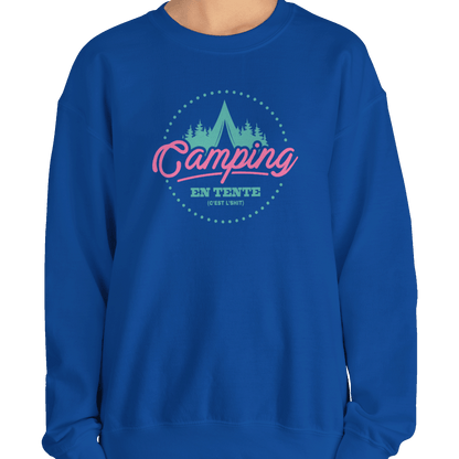 #camping - Sweat-shirt - Sweat-shirt - Camping en tente c’est l’shit