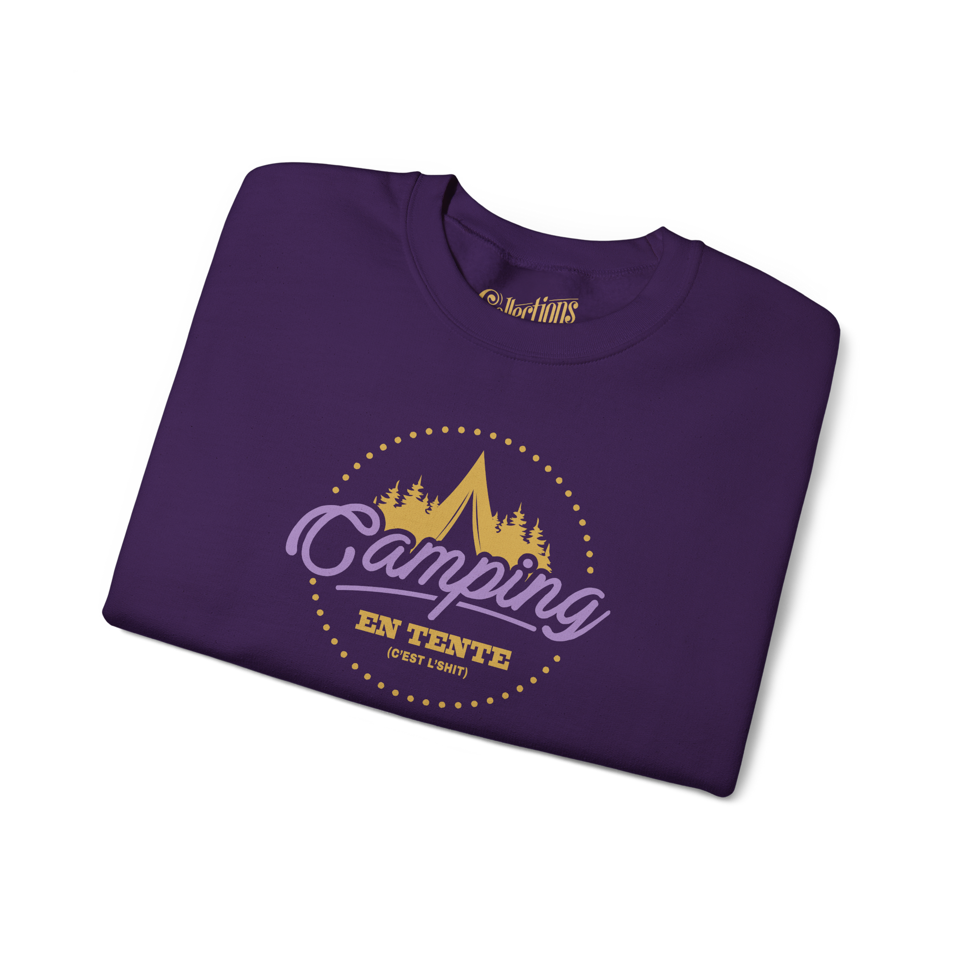 #camping - Sweat-shirt - Sweat-shirt - Camping en tente c’est l’shit