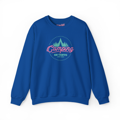 #camping - Sweat-shirt - Sweat-shirt - Camping en tente c’est l’shit - Royal / S / M