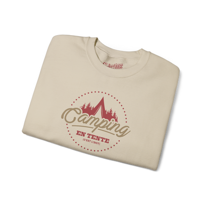 #camping - Sweat-shirt - Sweat-shirt - Camping en tente c’est l’shit