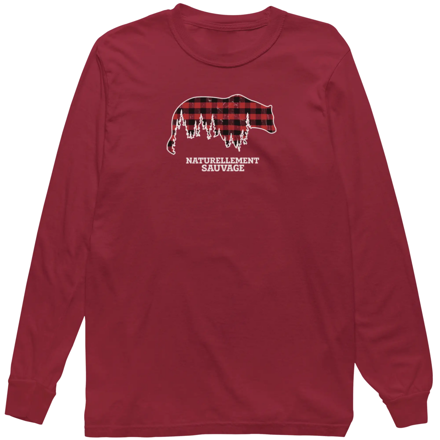 #camping - T-Shirt - Chandail - Naturellement Sauvage - Cerise / S / M