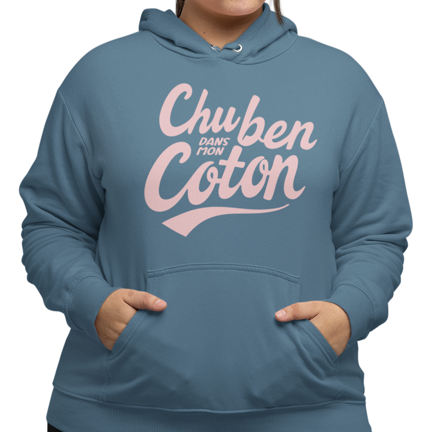 Sweat à capuche - Chu ben dans mon coton