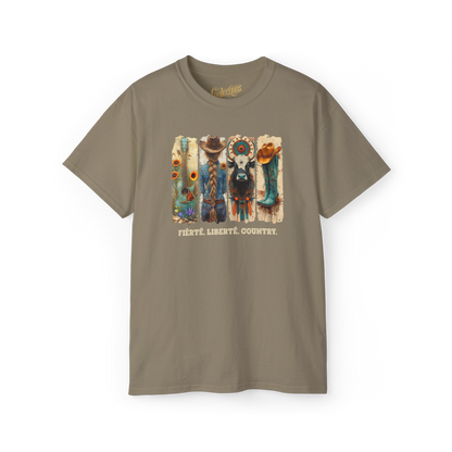T-shirt - Pride. Freedom. Country.