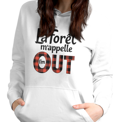Sweat à capuche - La forêt m’appelle OUT