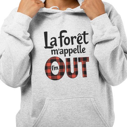 Sweat à capuche - La forêt m’appelle OUT