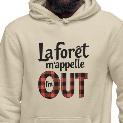 Sweat à capuche - La forêt m’appelle OUT